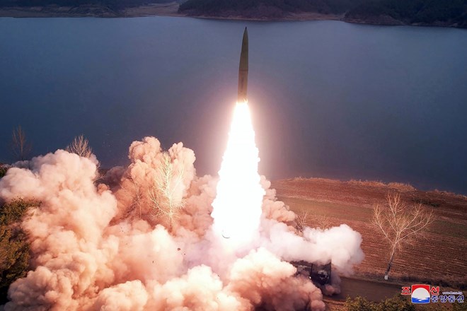 A North Korean missile launch. Illustrative photo. Photo: AFP/KCNA