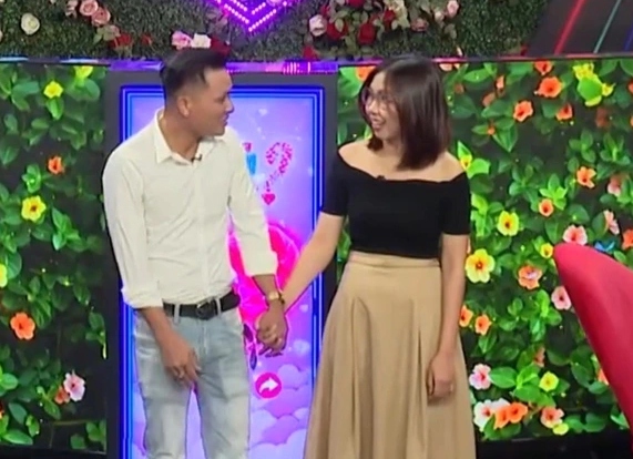 Couple at "You want to date". Photo: Producer.