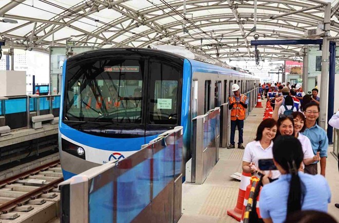 Ho Chi Minh City aims to put Metro Line 1 into commercial operation from December 22, 2024. Photo: Anh Tu