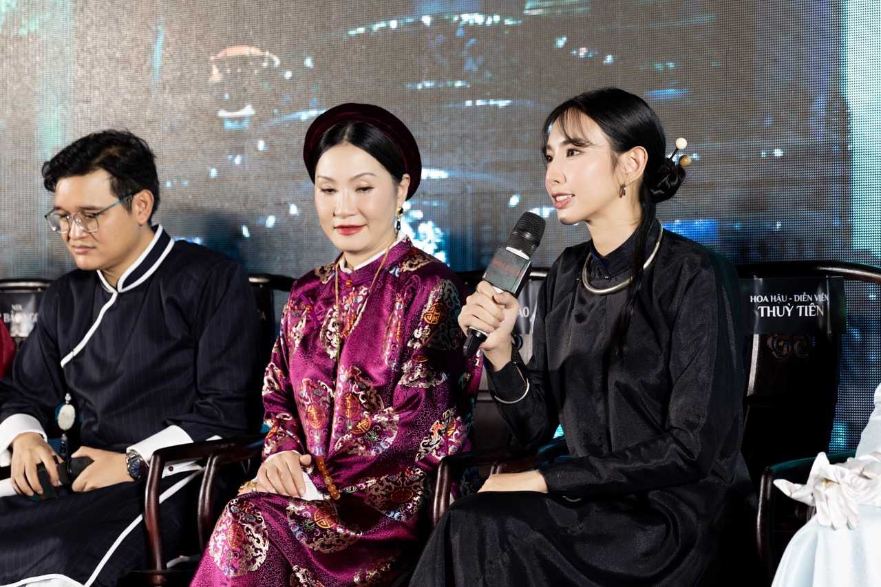 Thuy Tien shares about her role in Linh Mieu. Photo: Producer.