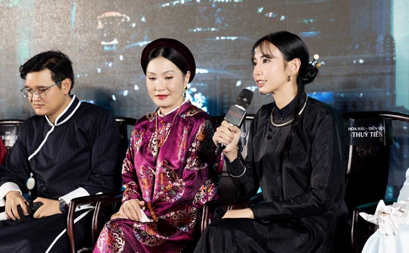 Thuy Tien shares about her role in Linh Mieu. Photo: Producer.