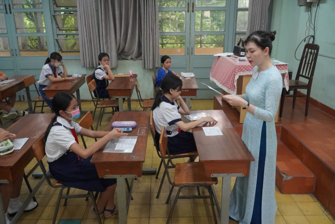 The Lunar New Year holiday for students in Ho Chi Minh City will last from January 25, 2025 to February 2, 2025. Photo: Chan Phuc