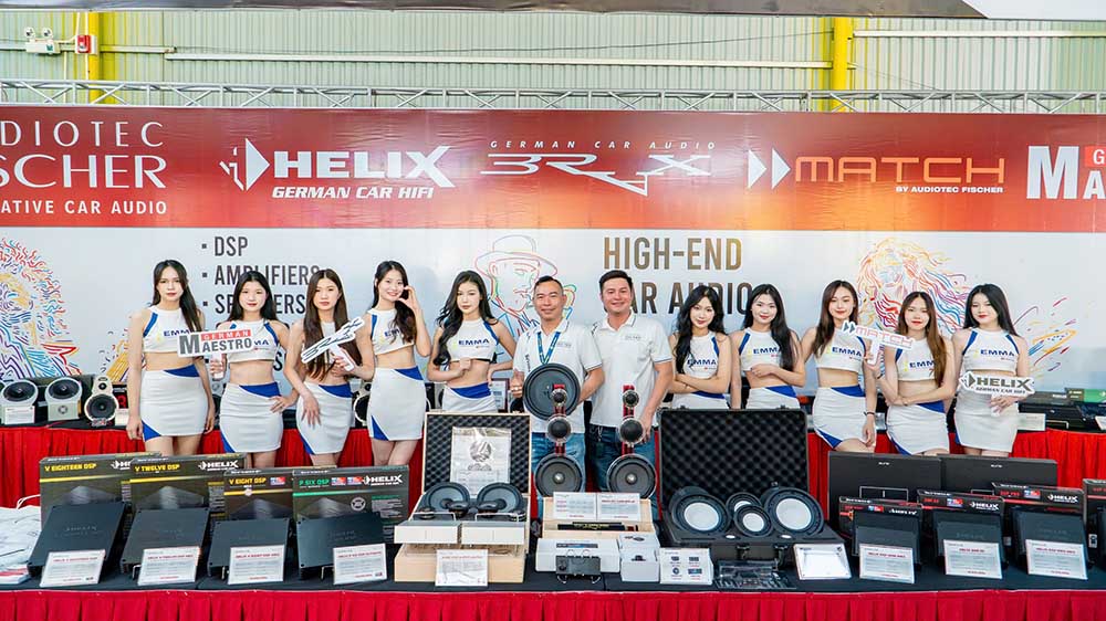 Helix is ​​planning to expand the car audio market in Vietnam. Photo: Helix