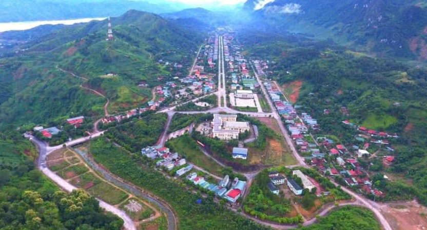 Quynh Nhai district center, Son La province. Photo: Minh Nguyen