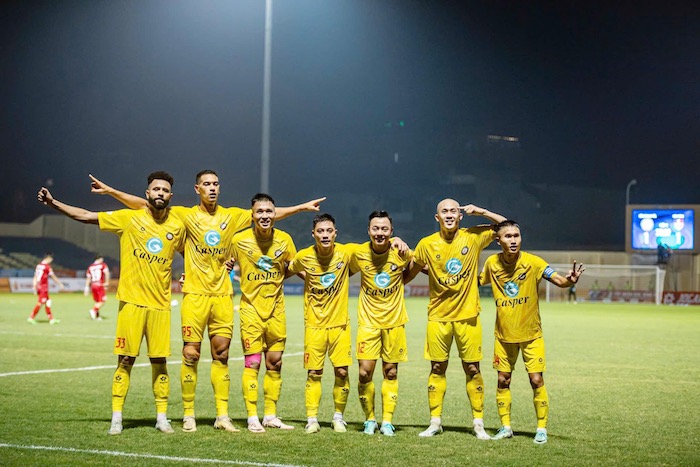 Thanh Hóa giành giải thưởng câu lạc bộ xuất sắc nhất tháng 9 tại V.League 2024-2025. Ảnh: Hoàng Sơn