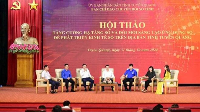 Tuyên Quang đặt mục tiêu kinh tế số chiếm 30% GRDP năm 2030