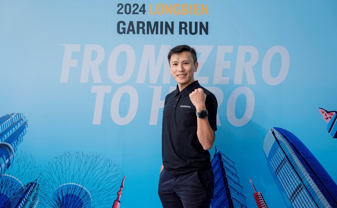 Ong Scoppen Lin, Pho Tong Giam Doc Garmin Chau A. Anh: Longbien Garmin Run