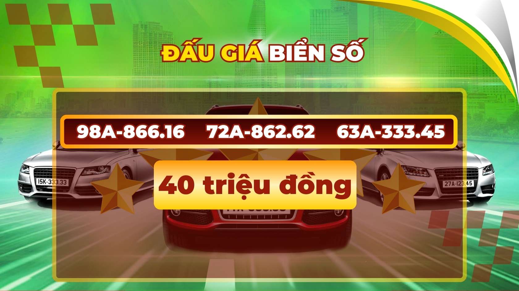 The price of the most expensive license plates dropped in the session on October 31