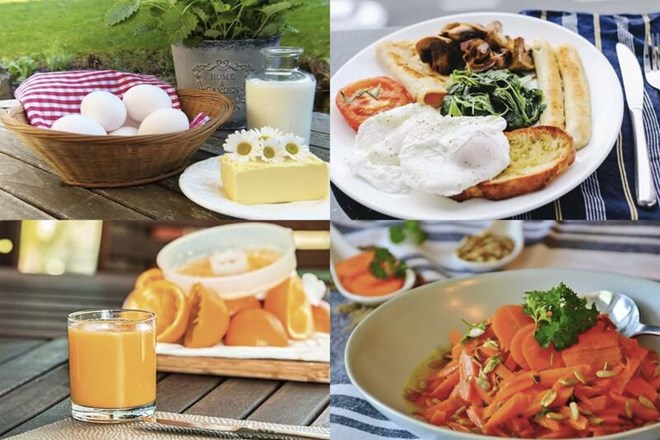 Eating a healthy breakfast can help protect and support liver and kidney function effectively. Graphic photo: Ha May.