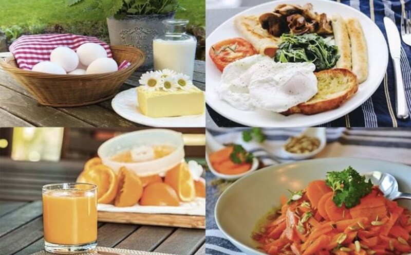 Eating a healthy breakfast can help protect and support liver and kidney function effectively. Graphic photo: Ha May.