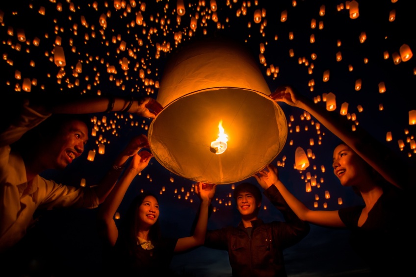 Nguon goc cua Le hoi Tha den troi bat nguon tu van hoa Lanna o mien Bac Thai Lan