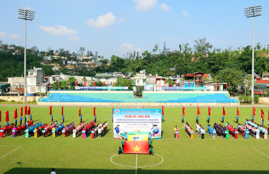 Opening ceremony of TKV Men's and Women's Football Tournament. Photo: TKV Media