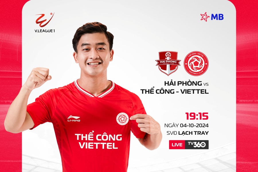 Hai Phong and The Cong Viettel drew 1-1 at Lach Tray Stadium last season. Photo: The Cong Viettel