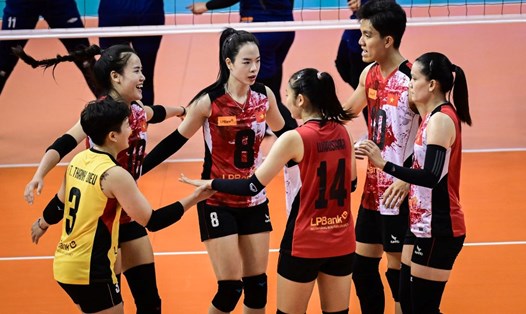 Đội LPB Ninh Bình tập huấn ở Thái Lan chuẩn bị cho giai đoạn II giải bóng chuyền vô địch quốc gia 2024. Ảnh: AVC