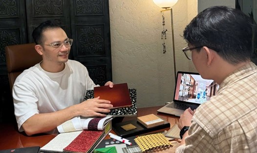 Doanh nhân, kiến trúc sư Trần Anh Cường - Chủ tịch Vietnam Interior. Ảnh Tùng Thu