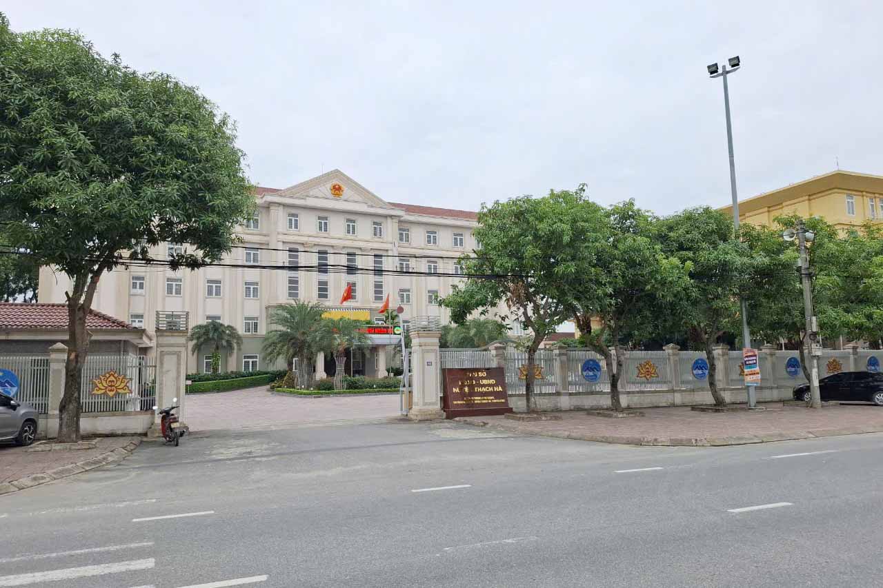 11 communes of Thach Ha district will be arranged and merged into Ha Tinh city. Photo: Tran Tuan.