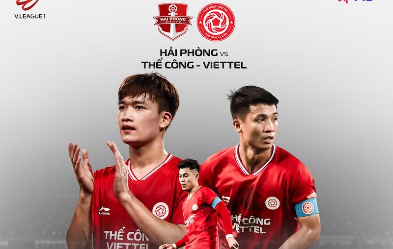 The Cong Viettel will play away against Hai Phong in round 4 of V.League. Photo: TCVT