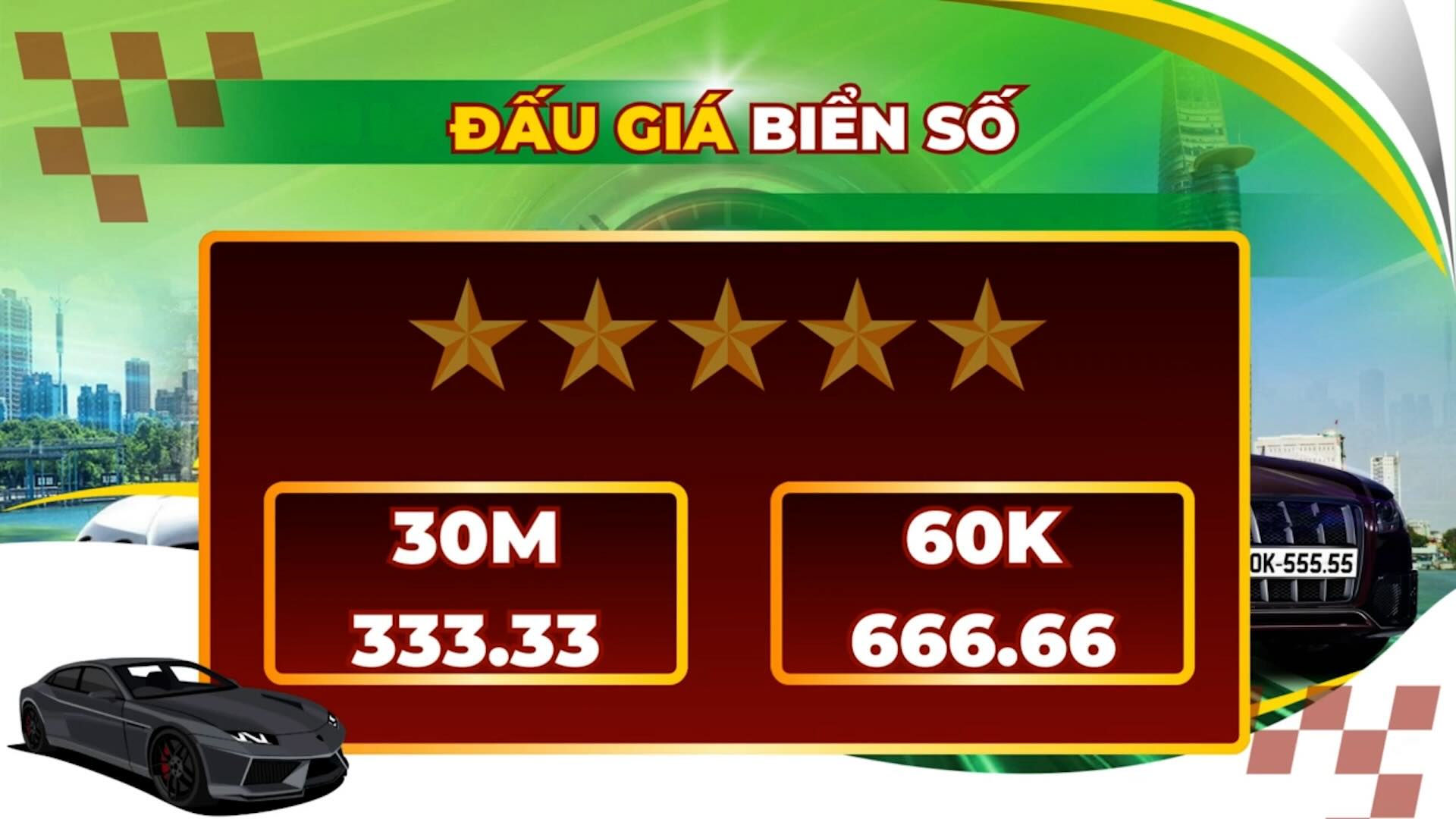 Revealing a series of five-digit license plates worth billions in session 7-8.10