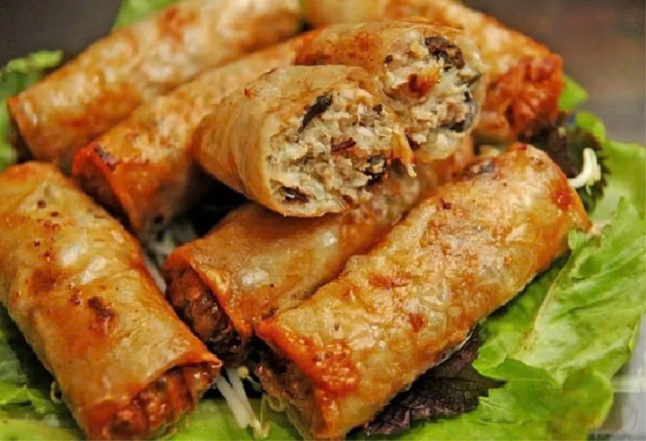 Hanoi fried spring rolls.
