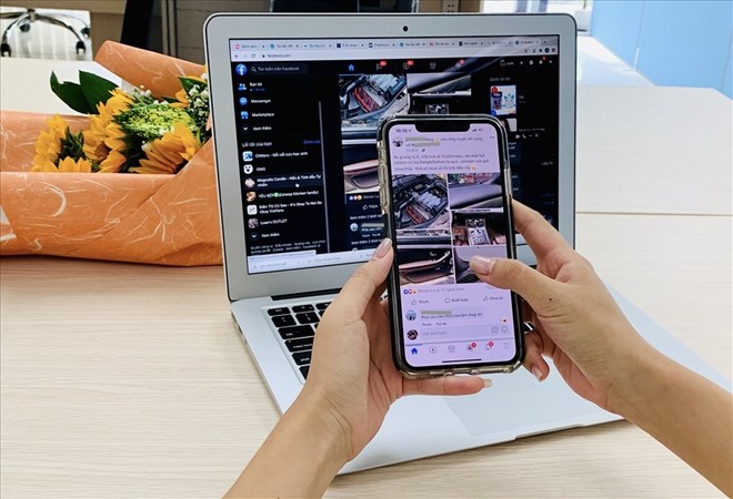 Lạm dụng mạng xã hội khiến thanh thiếu niên Việt Nam mắc hàng loạt vấn đề về sức khoẻ tâm thần. Ảnh: Ngọc Lê