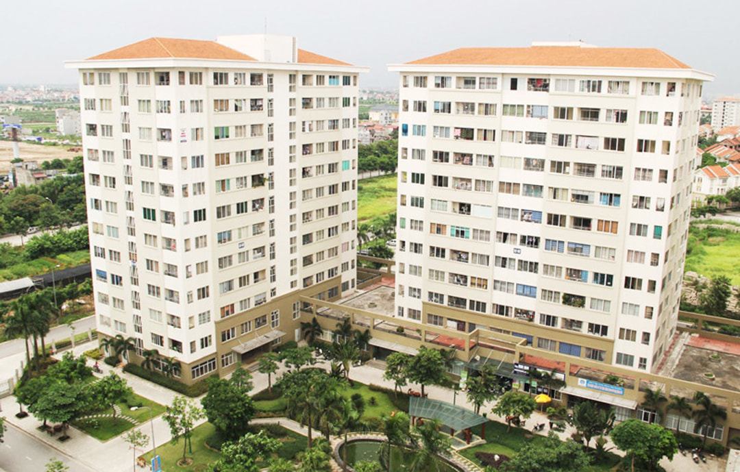Social housing area in Dang Xa Urban Area (Gia Lam District, Hanoi). Photo: Bao Han