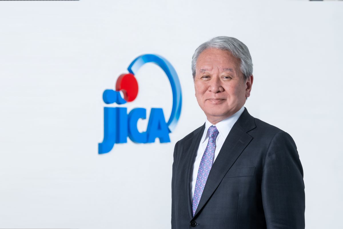 Chu tich JICA, ong Tanaka Akihiko. Anh: JICA