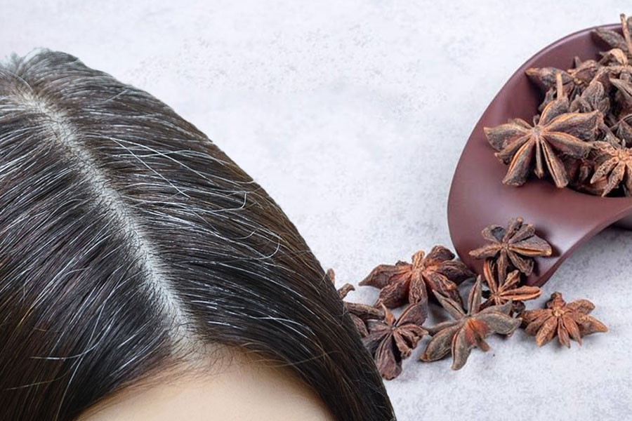 Benefits of star anise for hair health. Graphics: Thien Nhan