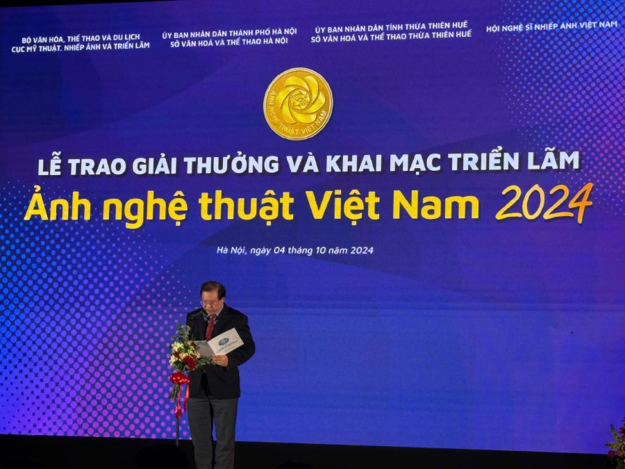 Thu truong Bo Van hoa, The thao va Du lich Ta Quang Dong phat bieu trong chuong trinh. Anh: Phuong Anh