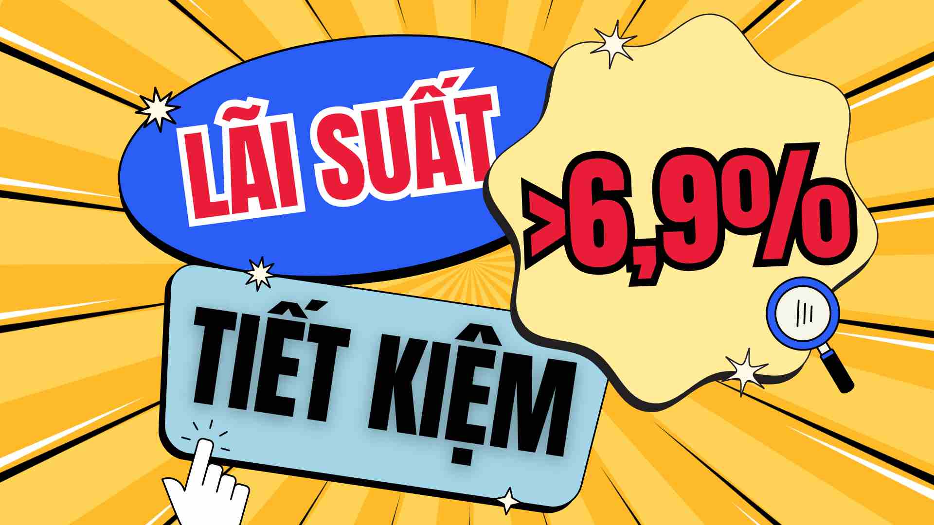 Lãi suất tiết kiệm kì hạn 12 tháng trong hệ thống ngân hàng dao động quanh ngưỡng 4,4 - 9,5%. Đồ họa: Thạch Lam 
