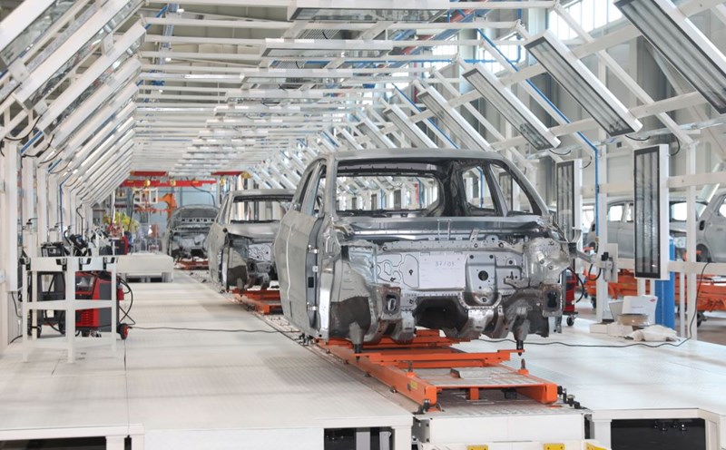 The first automobile manufacturing plant in Quang Ninh will officially come into operation at the end of 2024. Photo: Do Phuong