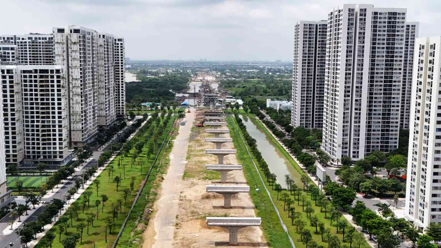 Du an Vanh dai 3 qua TP Thu Duc (TPHCM).  Anh: Minh Quan