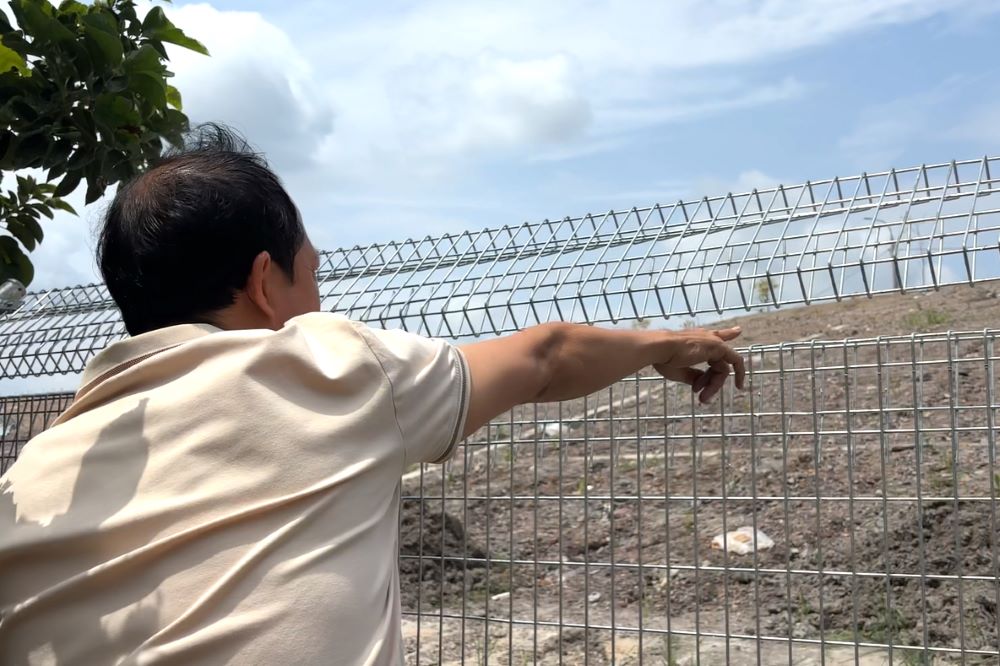 People in Da Nang industrial park no longer have to worry about mud and soil entering their homes. Photo: Tran Thi