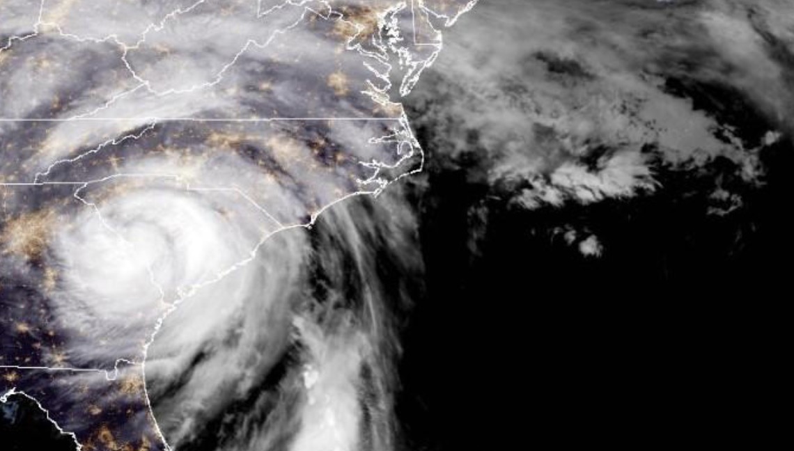 Bao Helene do bo My o cuong do bao cap 4. Anh: NOAA