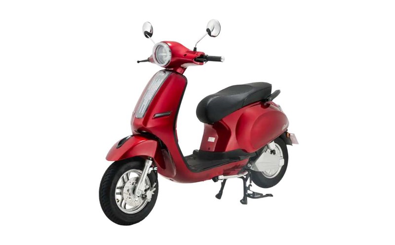 Electric motorbikes can travel quite far and are equipped with modern technology. Photo: Nijia