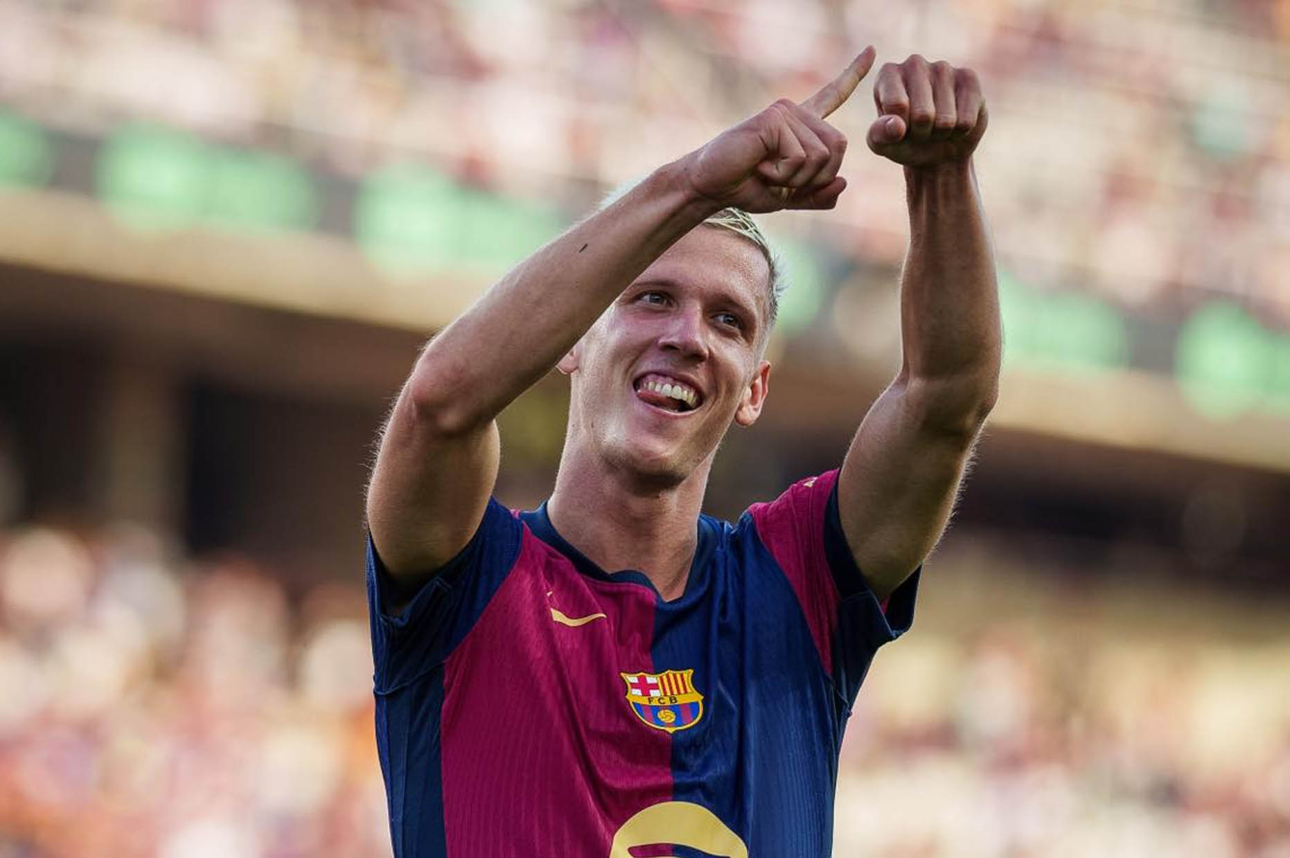 Dani Olmo van chua the yen tam hoan toan ve tuong lai. Anh: FC Barcelona