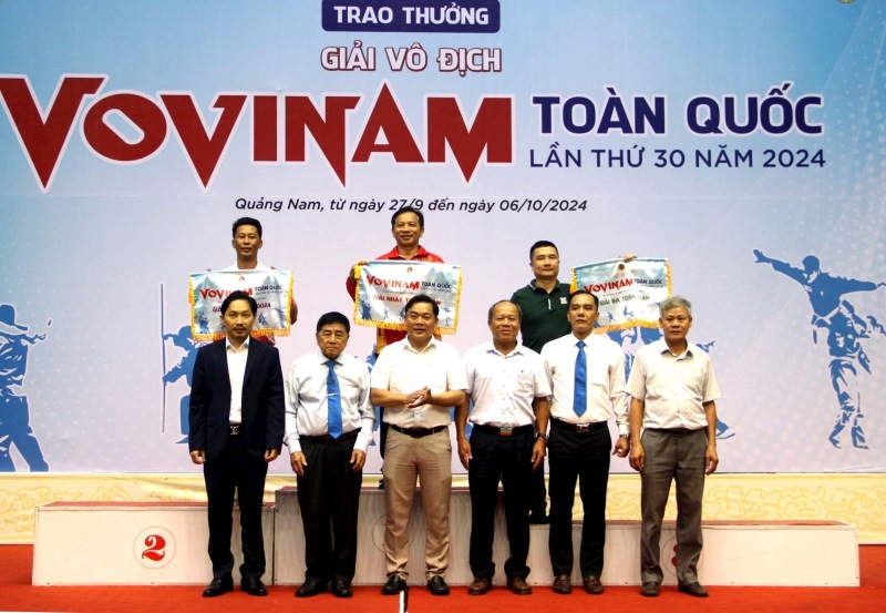 Doan VDV TP.HCM tiep tuc giu vung ngoi thu nhat bo mon Vovinam toan quoc 2024. Anh: Ngoc Anh