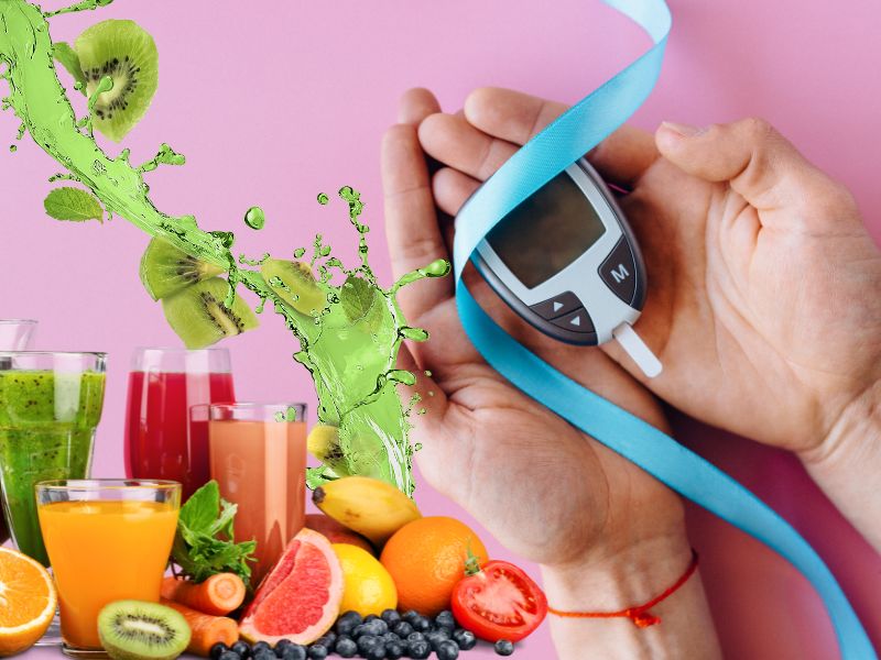 Adding pure fruit juice is good for people with high blood sugar. Graphics: Ha May