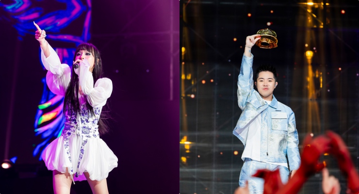 Hai thí sinh gây chú ý ở Rap Việt 2024. Ảnh: NSX.