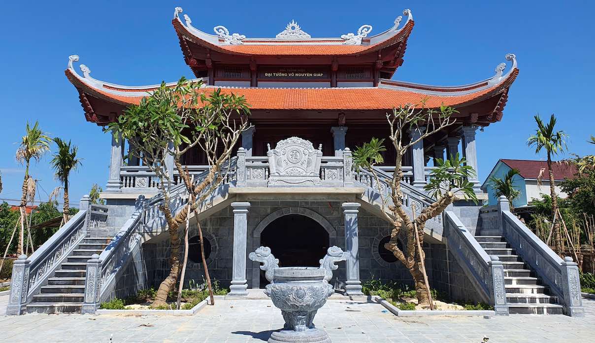 The memorial house of General Vo Nguyen Giap is gradually taking shape. Photo: H. Cong