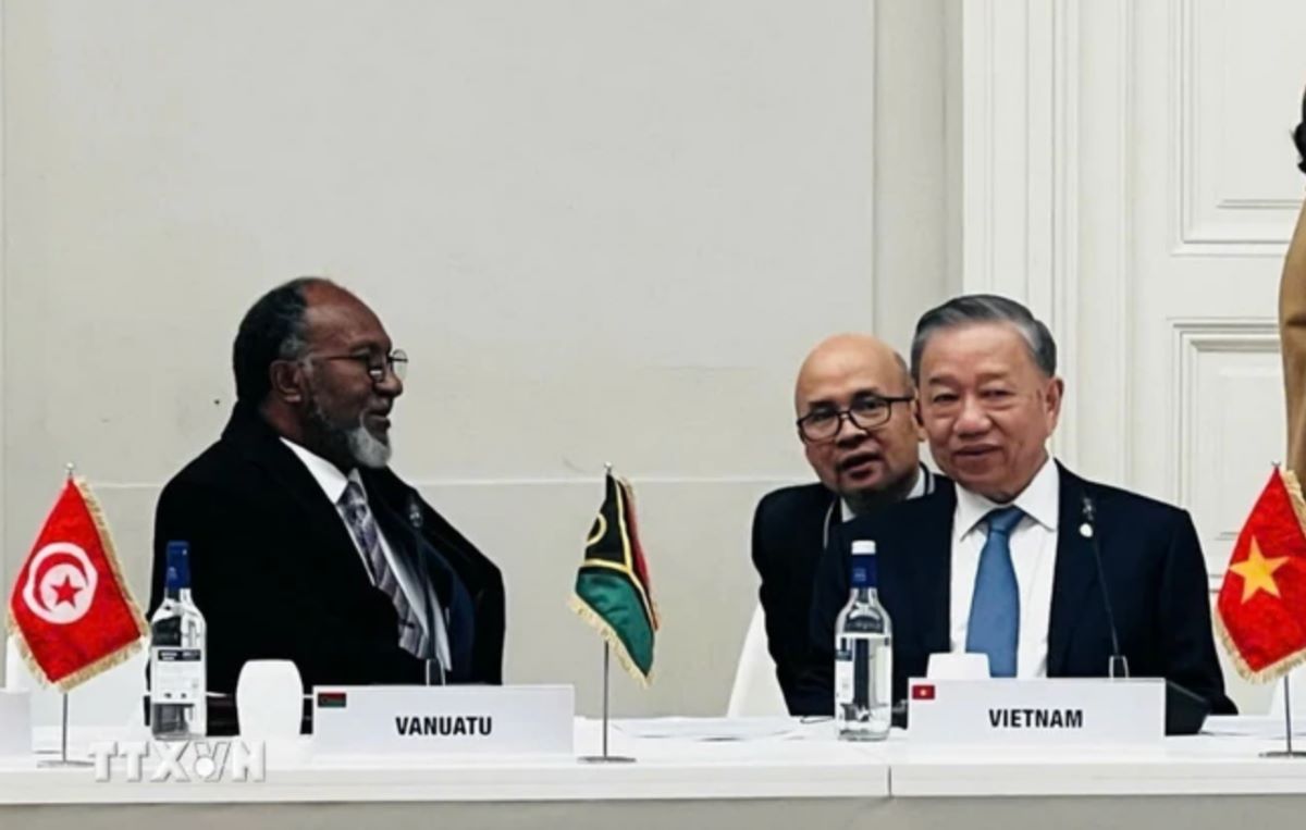 Tổng Bí thư, Chủ tịch nước Tô Lâm dự và phát biểu tại phiên họp “Vì một chủ nghĩa đa phương đổi mới”. Ảnh: TTXVN