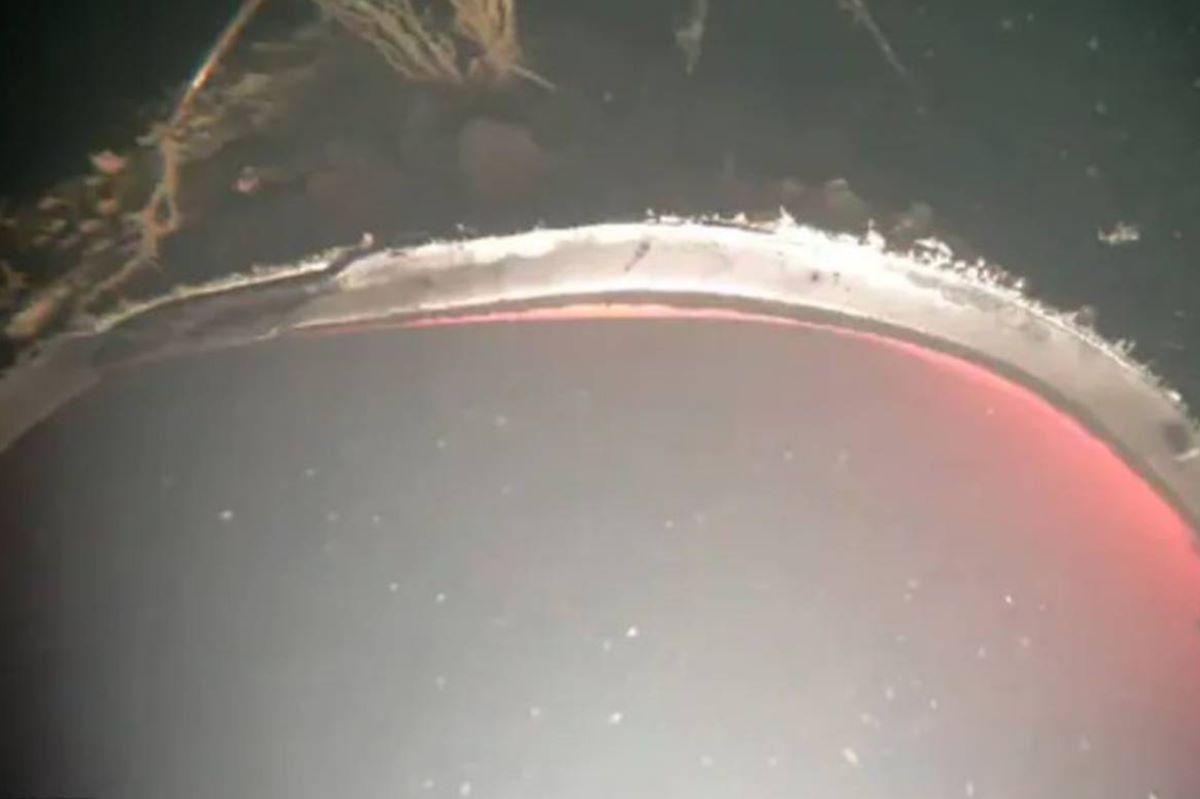 Đường ống Nord Stream bị vỡ sau vụ nổ. Ảnh: Blue Eye Robotics