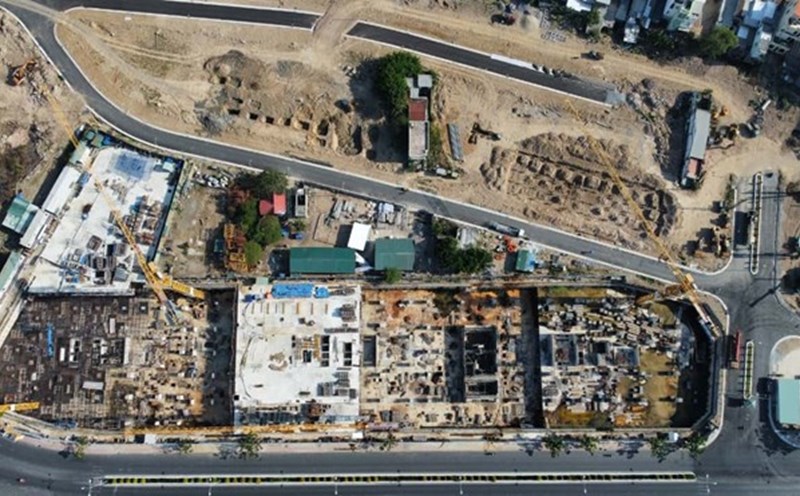 Tan Lap Islet Residential Area Project seen from above. Photo: Huu Long