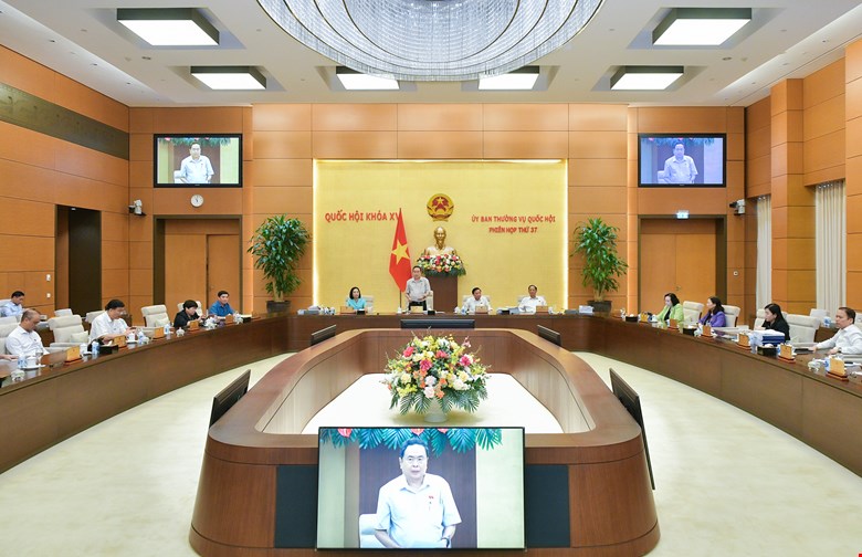 The National Assembly Standing Committee will consider personnel work at the 38th Session. In the photo: A meeting of the National Assembly Standing Committee. Photo: Quochoi.vn