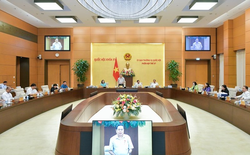 The National Assembly Standing Committee will consider personnel work at the 38th Session. In the photo: A meeting of the National Assembly Standing Committee. Photo: Quochoi.vn