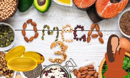 Omega-3 giúp cải thiện tâm trạng khi nóng giận. Ảnh ghép: HƯƠNG SƠN