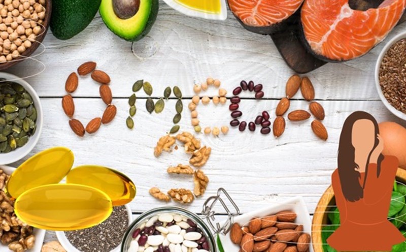 Omega-3 helps improve mood when angry. Photo collage: HUONG SON