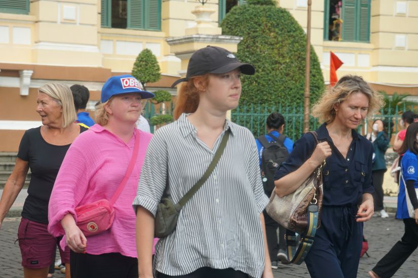 International visitors to Ho Chi Minh City. Photo: Thanh Chan