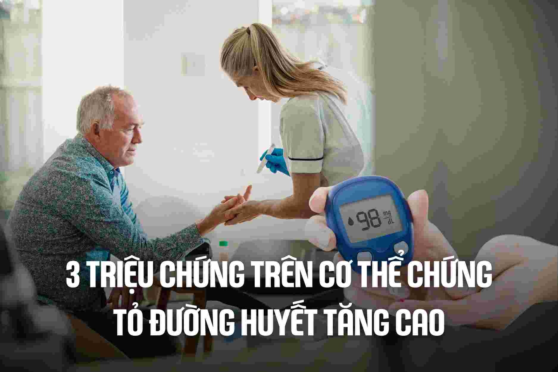 3 symptoms on the body show high blood sugar