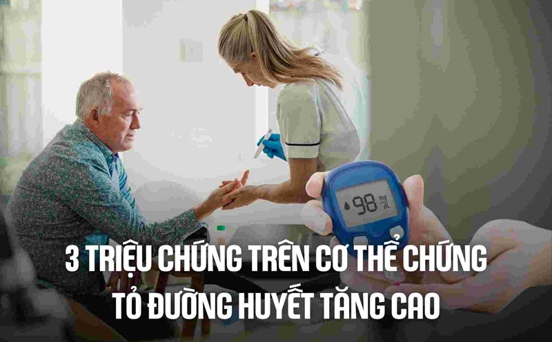 3 symptoms on the body show high blood sugar