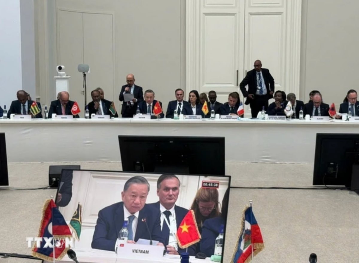 General Secretary and President To Lam attended and spoke at the meeting “For a renewed multilateralism”. Photo: VNA